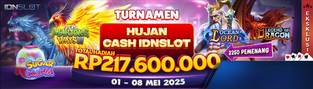 Turnamen Hujan Cash IDNSLOT 2025